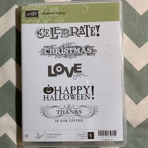 New! Stampin’ Up Seasonal Sayings